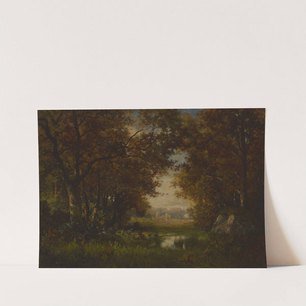 Scene in the Forest of Fontainebleau by Robert Crannell Minor