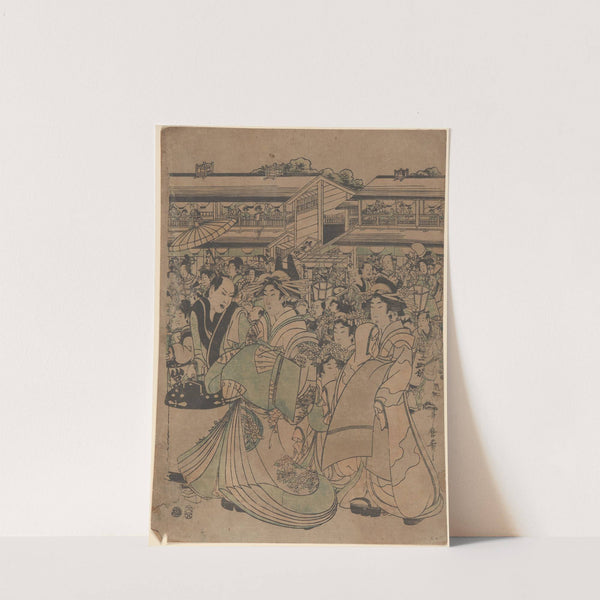 Scene in Yoshiwara (late 18th century – ca. 1806) by Kitagawa Utamaro
