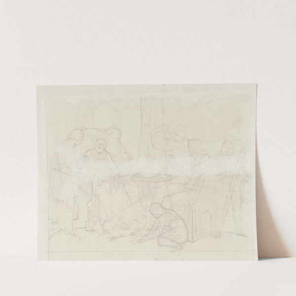 Scène met drinkende edelen by Alexander Hugo Bakker Korff