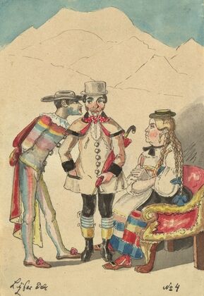 Scene mit Staberl (1847)