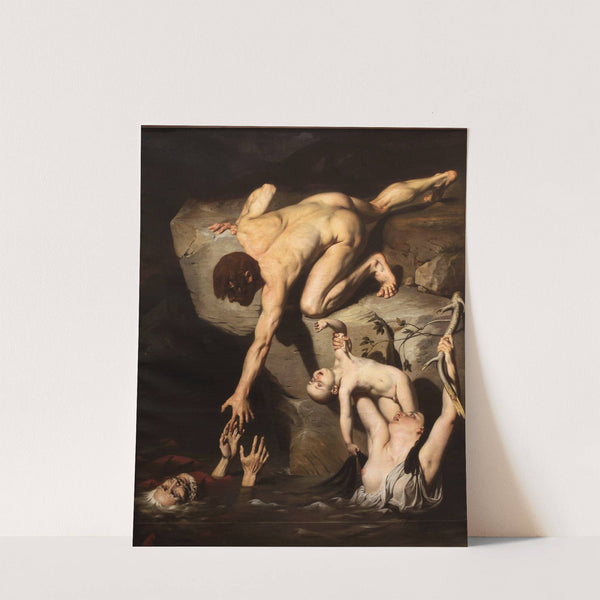 Scene of deluge by Joseph-Désiré Court