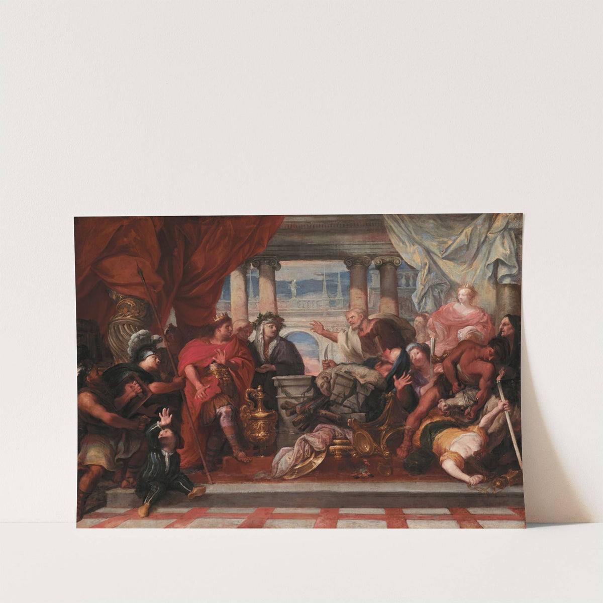 Scene Of Sacrifice (1660s) by circle of Sebastiano Mazzoni