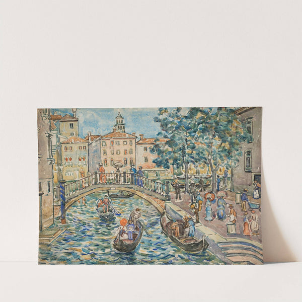 Scene of Venice (circa 1911-12) by Maurice Prendergast