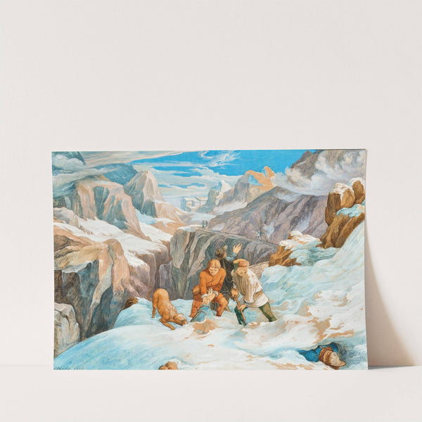 Scene on St. Gotthard by Hieronymus Hess