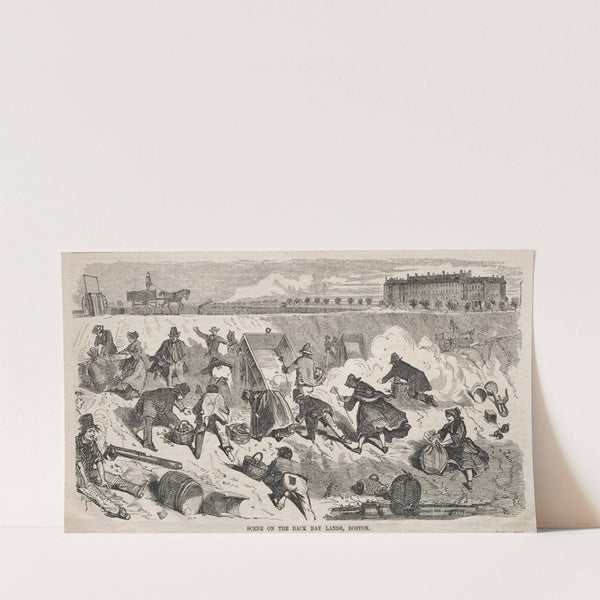 Scene on the Back Bay Lands, Boston (1859) by Winslow Homer