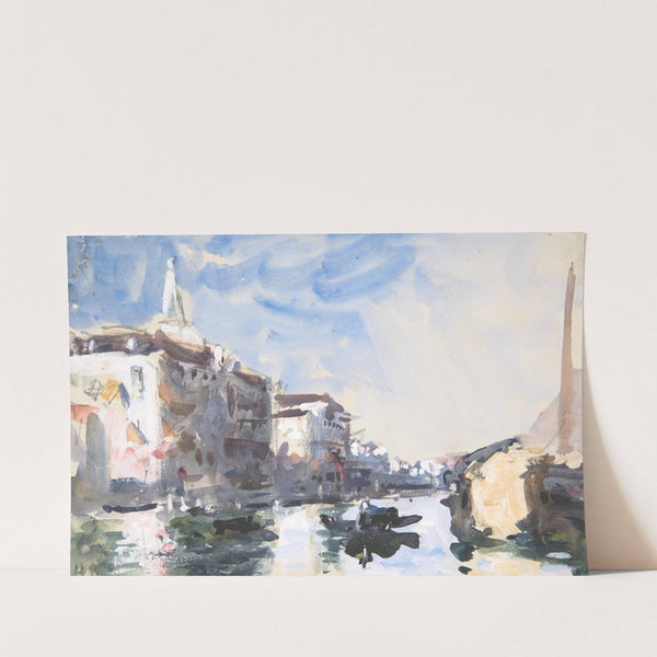 Scene on the Grand Canal, Venice by Hercules Brabazon Brabazon