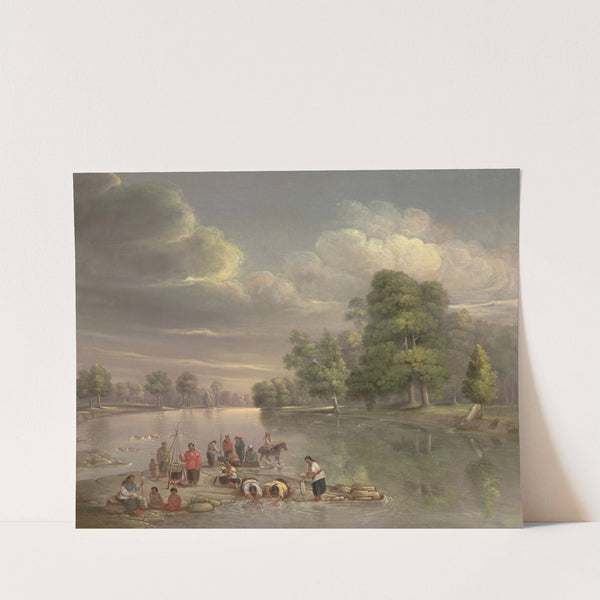 Scene on the Wabash by George Winter