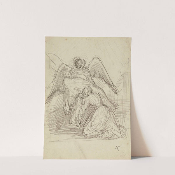 Scène religieuse by Jean-Achille Benouville