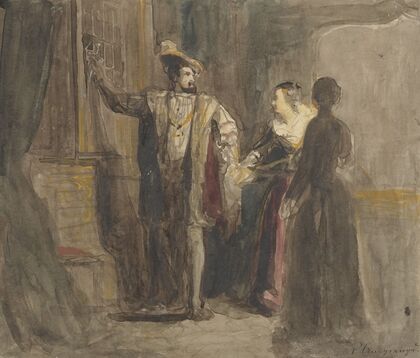 Scène uit het leven van koning Frans I van Frankrijk — size preview