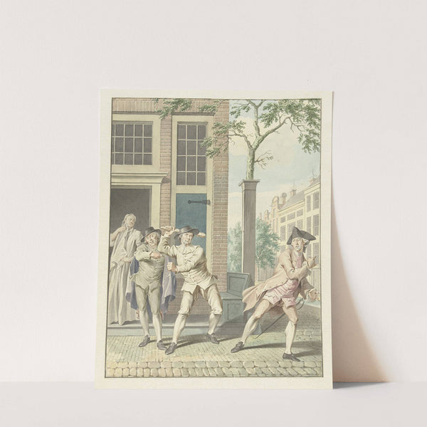 Scene uit Pefroen met het schaapshoofd by Jacobus Buys