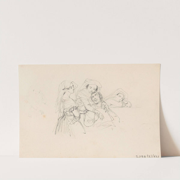 Scene with a Man and Three Women by Nicaise De Keyser