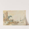 Scene with a Tower to the Left (c. 1620) by Hendrick Avercamp