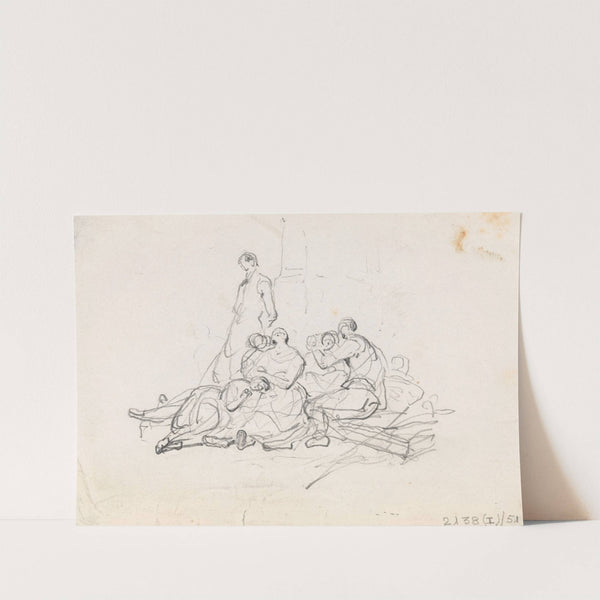 Scene with Beggars by Nicaise De Keyser