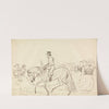 Scene with Horse and Rider by James Howe