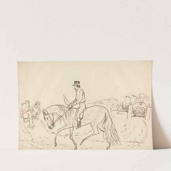 Scene with Horse and Rider by James Howe