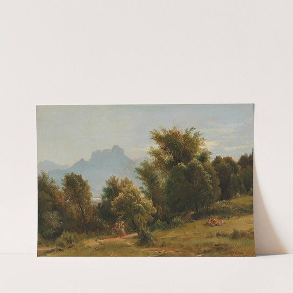 Scene with Trees near Brannenberg, Bavaria by Ludwig Halauska