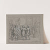 Scene with Warriors by Jean Antoine Verschaeren