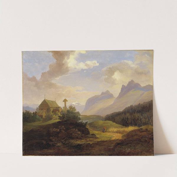 Scenery from Kvikkjokk by Charles XV of Sweden