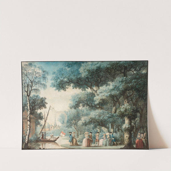 Scènes de réjouissance dans un parc by Louis Carrogis Carmontelle