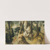 Scenes from a Legend (probably c. 1515-1520) by Giovanni Larciani (Master of the Kress Landscapes)