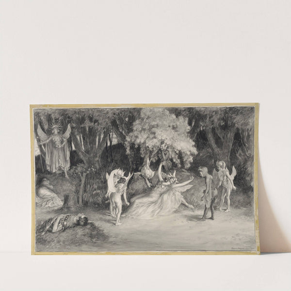 Scenes from A midsummer night’s dream at Her Majesty’s Theatre (1900) by Frederick Pegram