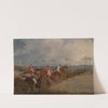 Scenes From a Steeplechase: Another Hedge (ca. 1845) by Henry Thomas Alken