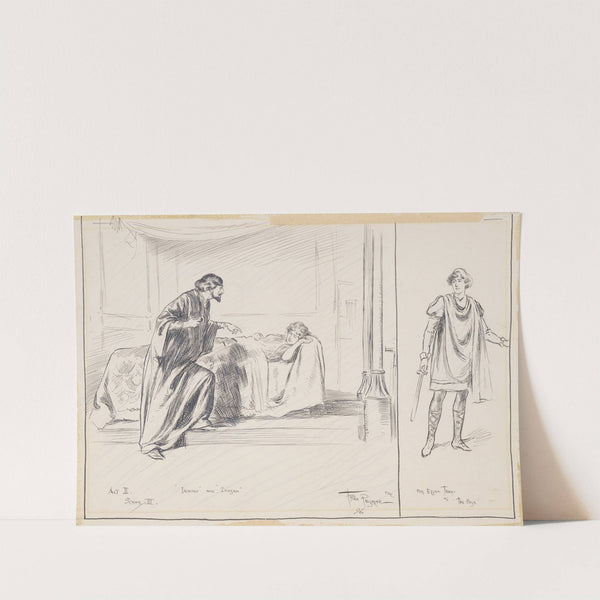 Scenes from Cymbeline at the Lyceum 2 (1896) by Frederick Pegram