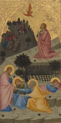 Scenes from the Passion of Christ – The Agony in the Garden (left panel)