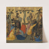 Scenes from the Passion of Christ – The Crucifixion (middle panel) by Andrea Vanni
