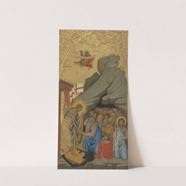 Scenes from the Passion of Christ - The Descent into Limbo (right panel) by Andrea Vanni