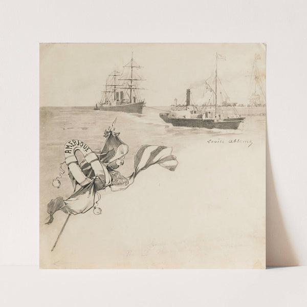 Scenes of Sarah Bernhardt’s life 1 by Louise Abbéma