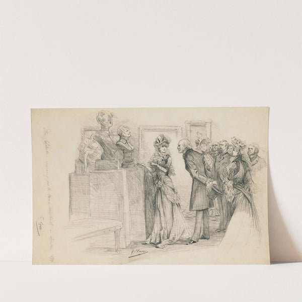 Scenes of Sarah Bernhardt's life by Georges Jules Victor Clairin