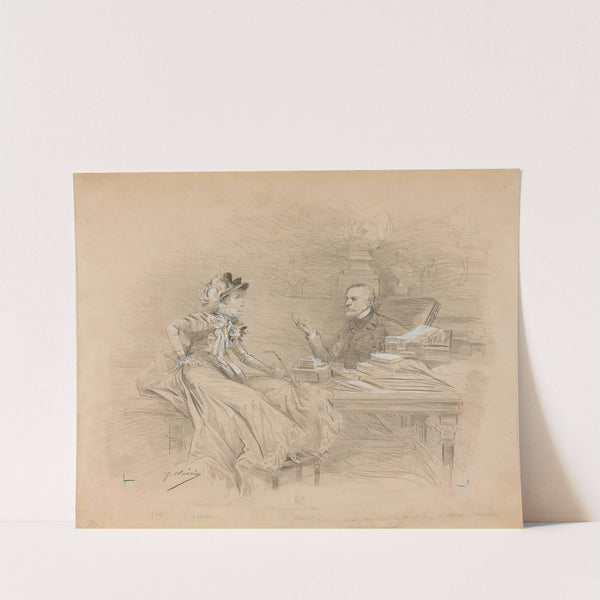 Scenes of Sarah Bernhardt's life by Georges Jules Victor Clairin