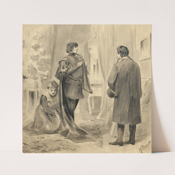 Scenes of Sarah Bernhardt’s life 13 (1904-1905) by Maurice Perronnet