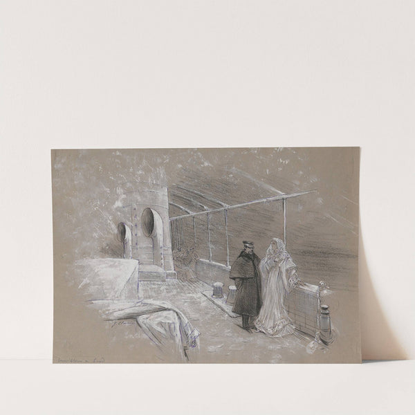 Scenes of Sarah Bernhardt's life by Georges Jules Victor Clairin