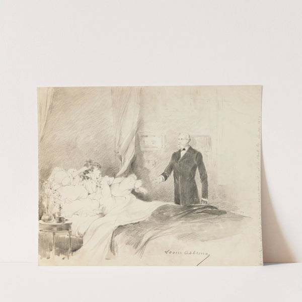 Scenes of Sarah Bernhardt’s life 3 (1879) by Louise Abbéma