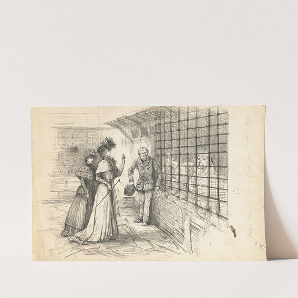 Scenes of Sarah Bernhardt's life by Georges Jules Victor Clairin