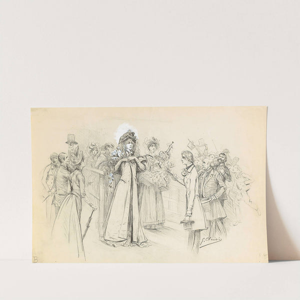 Scenes of Sarah Bernhardt's life by Georges Jules Victor Clairin