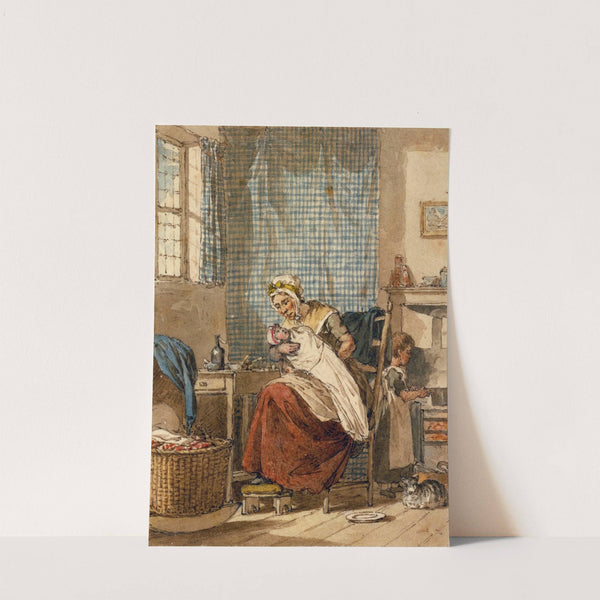 Scenes of the seven ages of man Pl.1 by John Augustus Atkinson