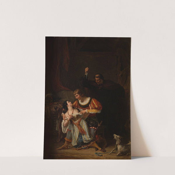 Scènes tirées de Notre-Dame de Paris by Auguste Couder