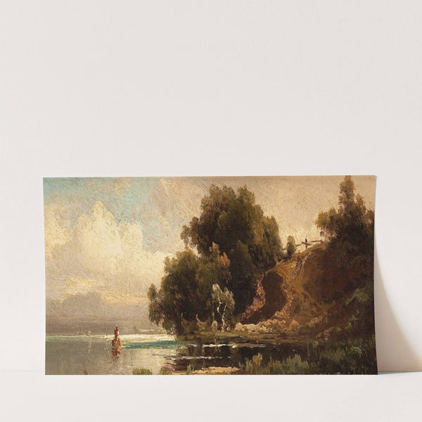 Scenic View of Lake Ammersee by Hugo Ullik