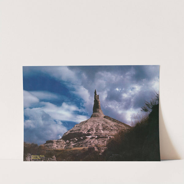 Scenically Yours, Chimney Rock Nebraska by U.S. Information Agency