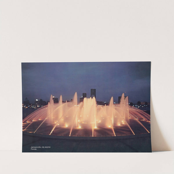 Scenically Yours, Jacksonville city skyline, Florida by U.S. Information Agency