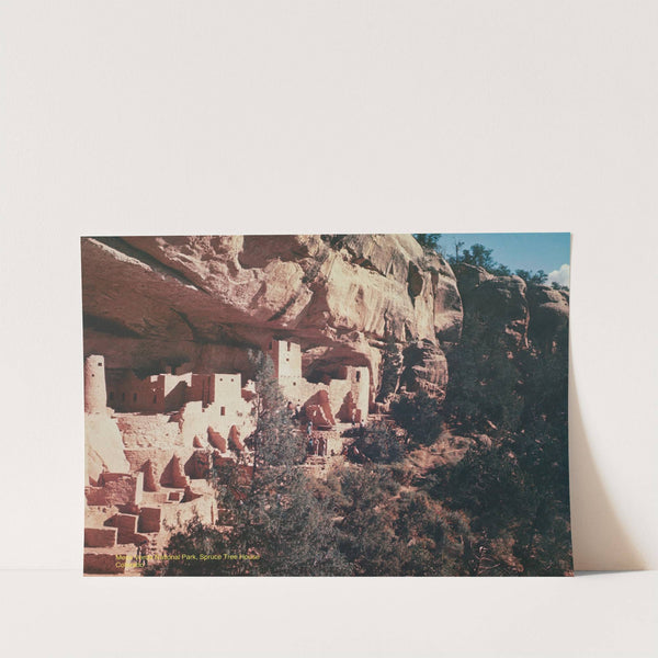 Scenically Yours, Mesa Verde National Park, Spruce Tree House, Colorado by U.S. Information Agency