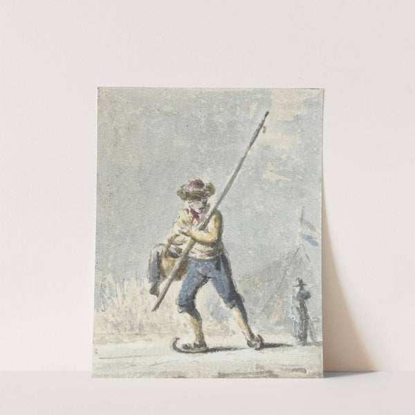 Schaatsenrijder by Pieter Bartholomeusz. Barbiers