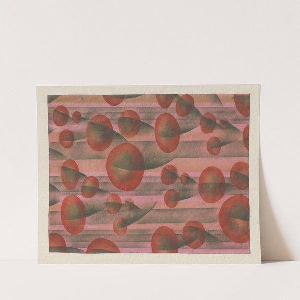 Schabloniertes Papier (Entwurf XVIII) by Johanna Altenkirch