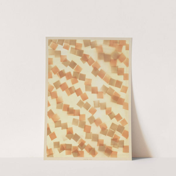 Schabloniertes Papier (Schablonenspritzpapier) (before 1927) by Walter Birke