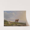 Schafe in Landschaft by Frans van Severdonck