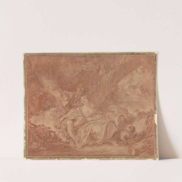 Schäfer und Schäferin by Markgräfin Karoline Luise von Baden