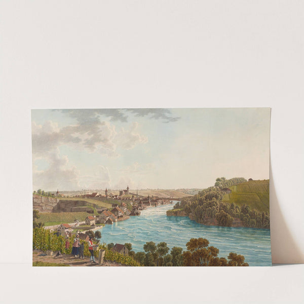 Schaffhausen, von Westen by Johann Jakob Biedermann